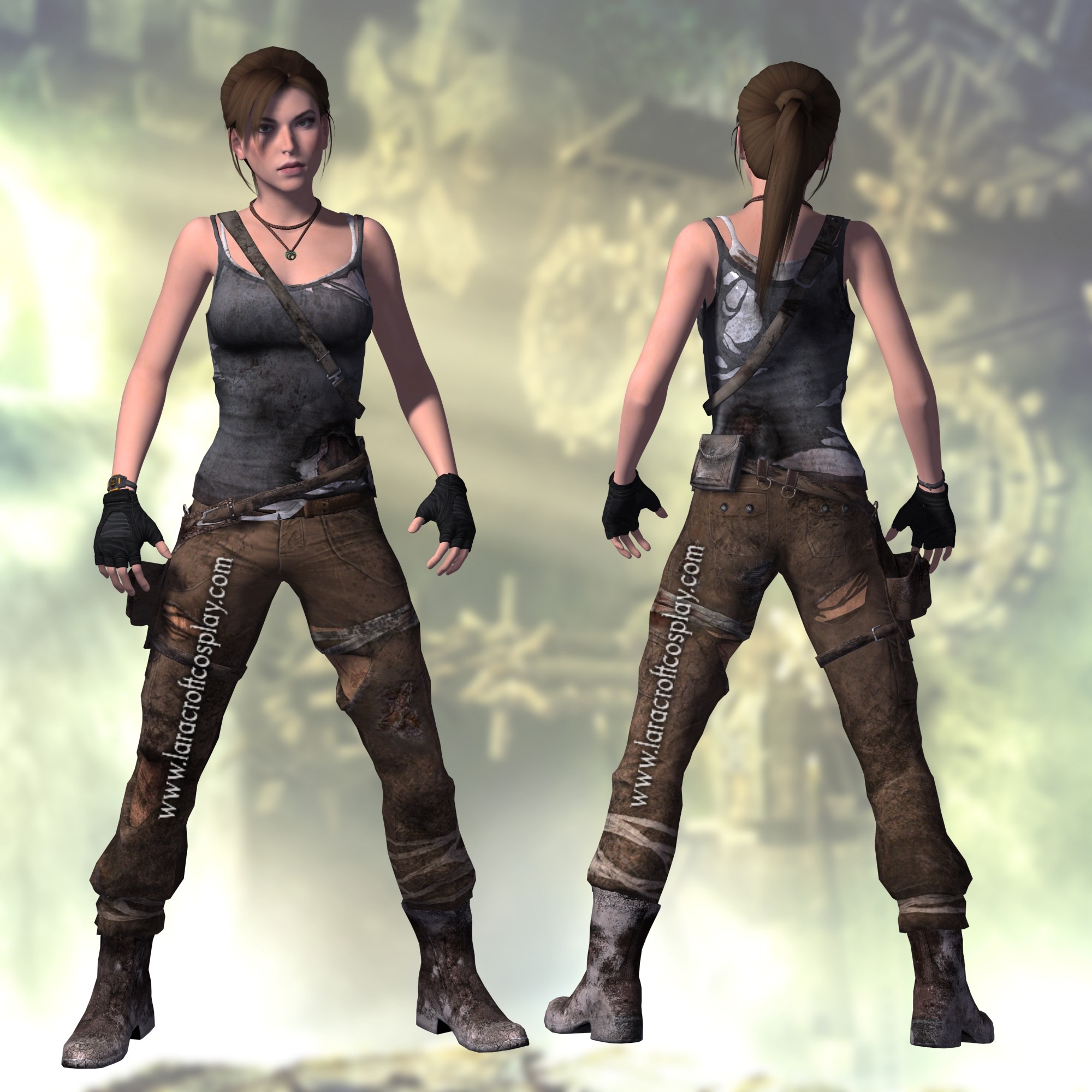 Completed and not completed outfits laracroftcosplay.com Lara Croft ...